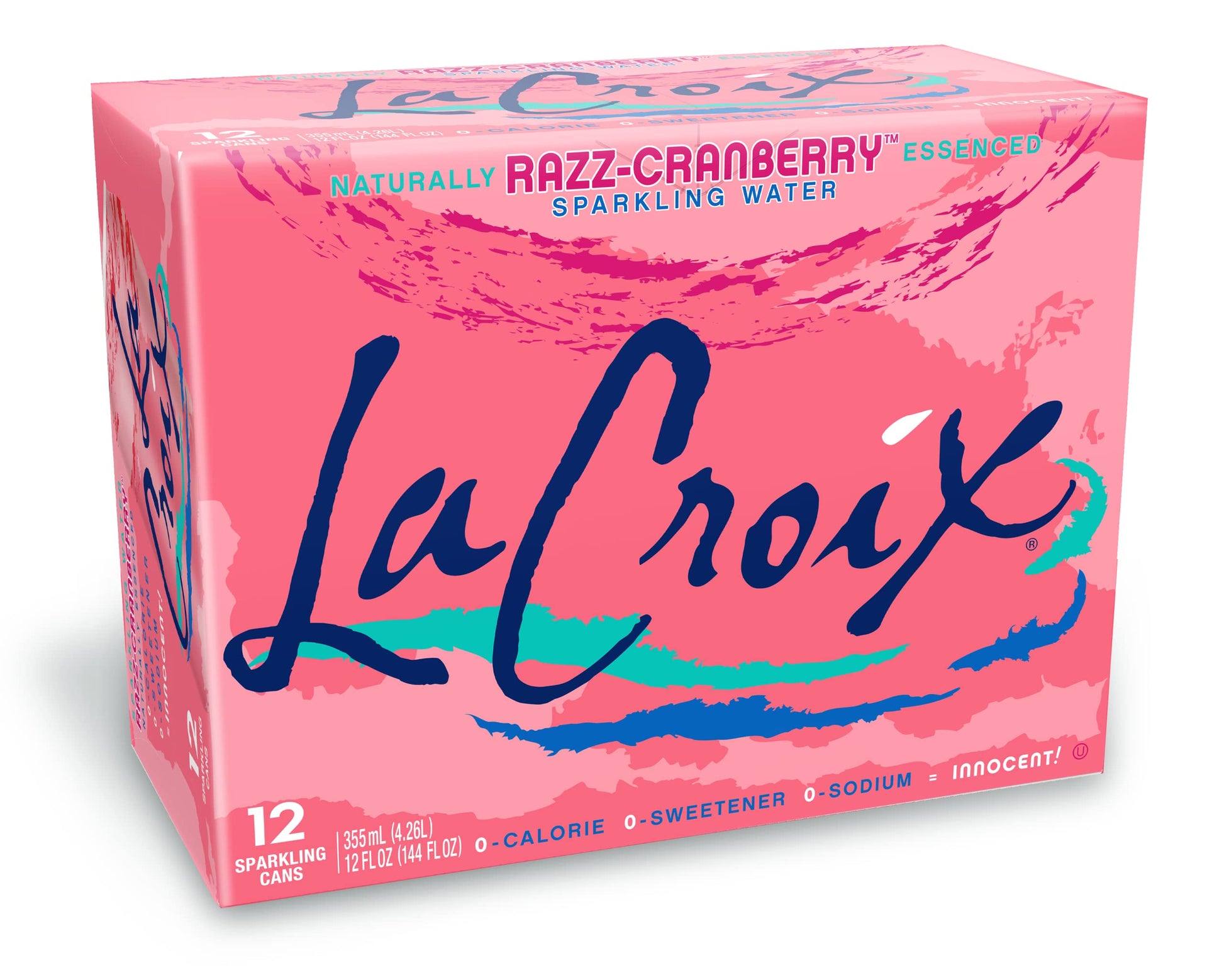 Lacroix Sparkling Water, Razz-Cranberry, 12 Fl Oz (Pack Of 12)