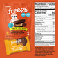 Free 2b Dark Chocolate Sunflower Butter Cups, Gluten-Free, Dairy-Free, Nut-Free, 0.7 Oz. Cup, Pack of 18