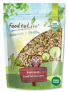 Food to Live Organic Super 5 Seeds Mix, 2.5 Pounds - A Non-GMO Blend of Flax Seeds, Sesame Seeds, Sunflower Kernels, Pumpkin Ker