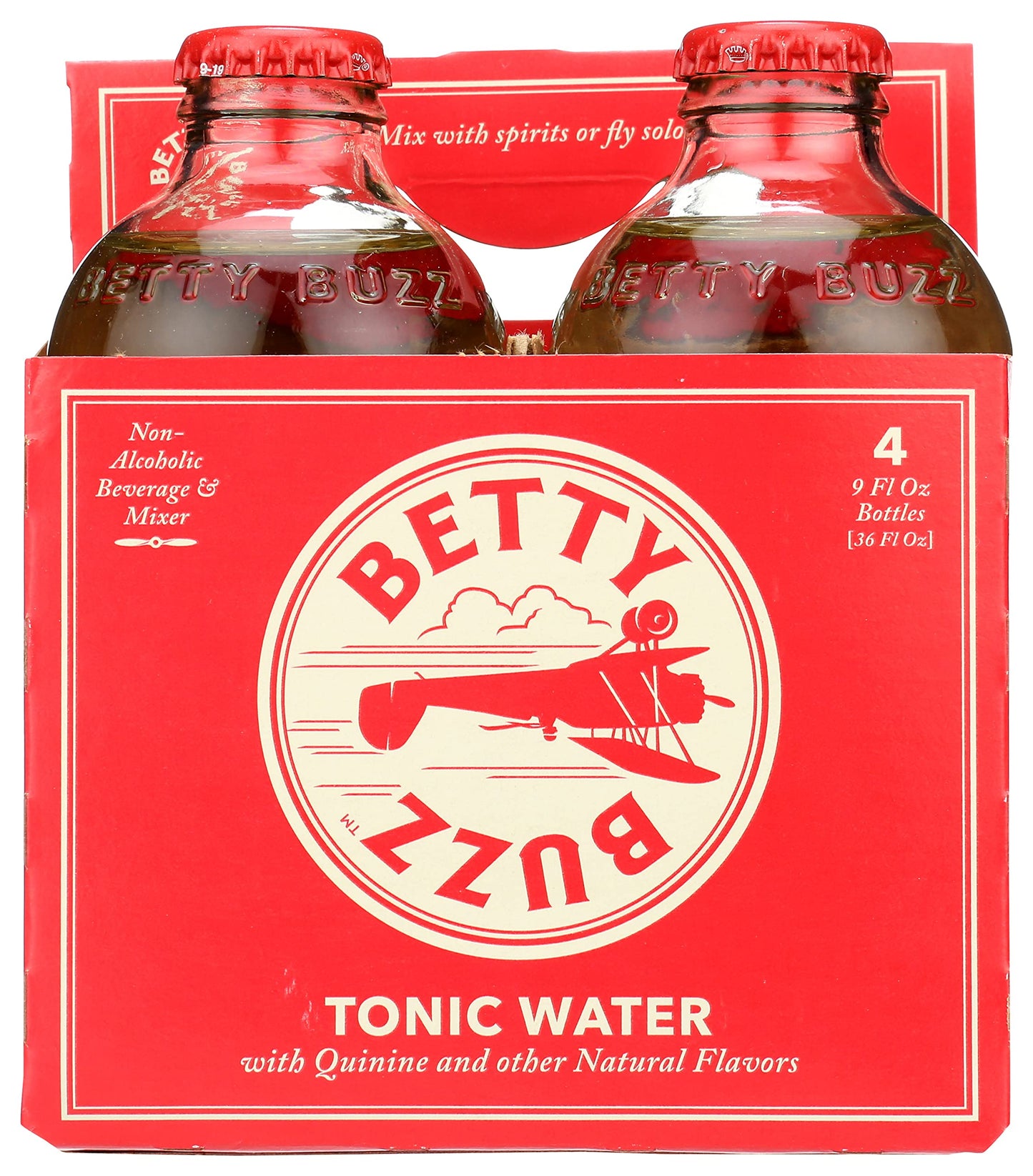 Betty Buzz Cktl Mxr Tonic Water 4Pk 36 FO