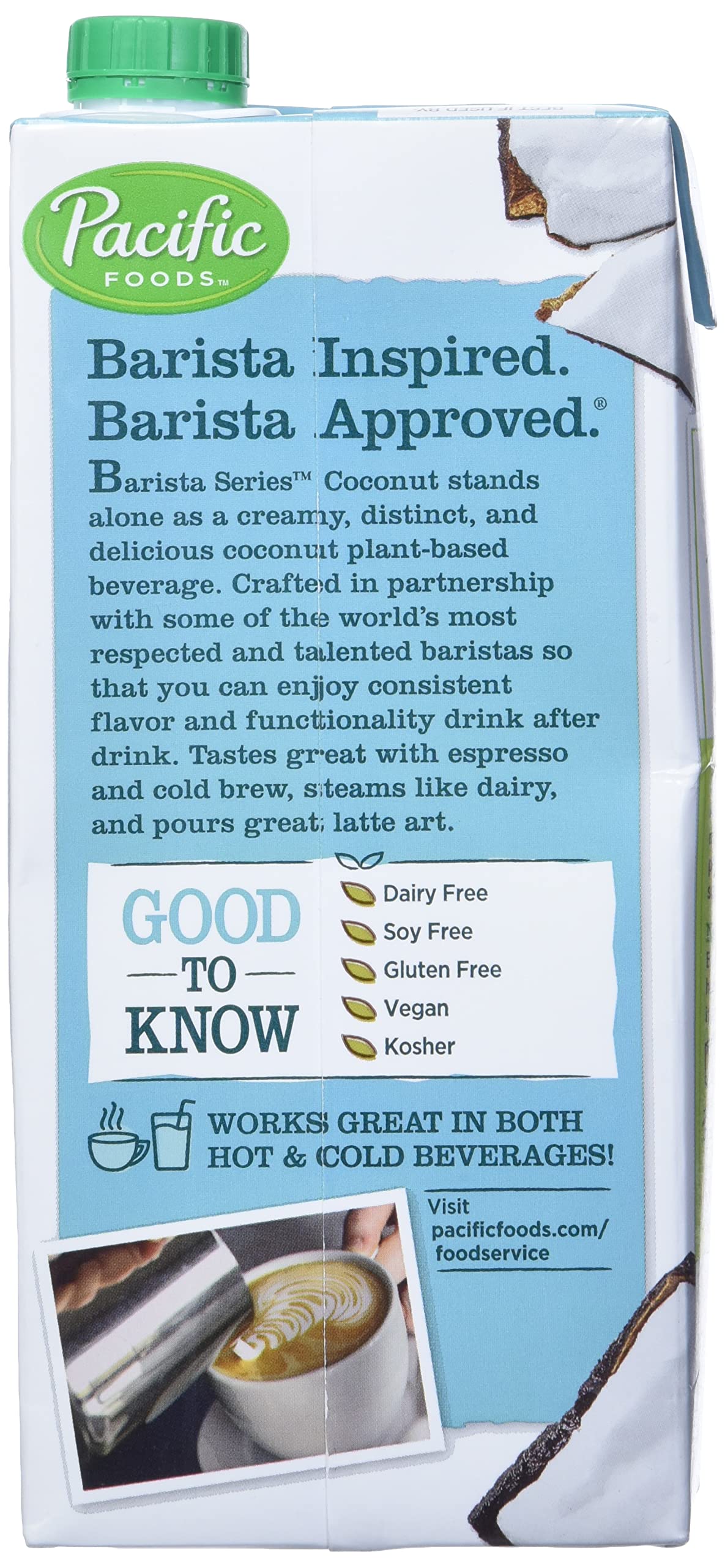 PACIFIC FOODS Barista Series Coconut Milk, 32 FZ