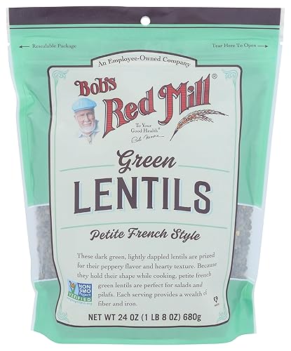 Bob'S Red Mill Petite French Green Lentils, 24 Oz