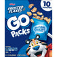Kelloggs Frosted Flakes Go Packs Cereal  Kids Snacks  Lunch Snacks  Original  12oz Box (10 Pouches)