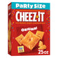 Cheez-It Cheese Crackers, Baked Snack Crackers, Lunch Snacks, Party Size, Original, 25Oz Box (1 Box)