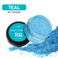 Limino Edible Glitter - 10g Metallic Food Grade Luster Dust for Baking, Cake Decorating, Icing - Teal