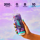 Alani Nu Energy Drink - COSMIC STARDUST, Sugar Free, 200mg Caffeine, 12 Fl Oz Cans, 12 Pack, Low Calorie, Antioxidants, Bi