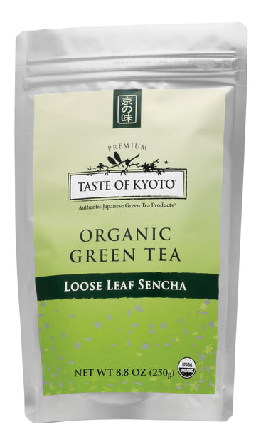 TASTE OF KYOTO Sencha Green Tea  Bulk enhanced Loose Leaf  8.80 Ounce