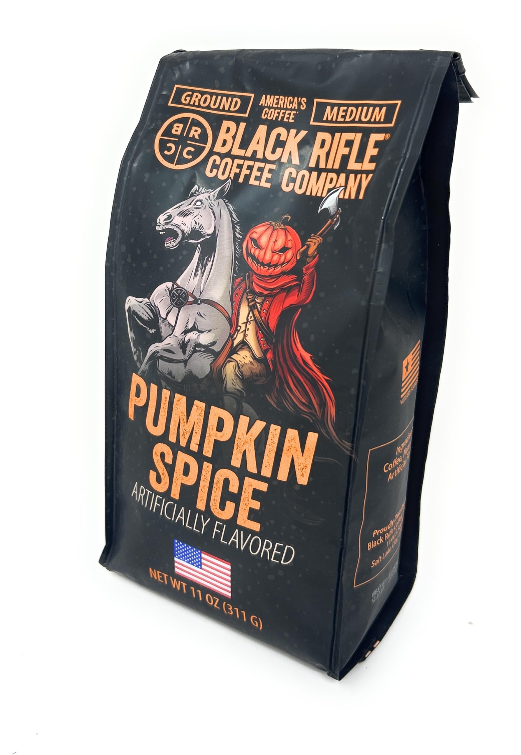 Black  Coffee Company Pumpkin Spice  Medium Roast Ground Coffee  11 OZ Bag
