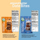 Heaven & Earth Gluten Free Chocolate Covered Almond Butter Date Bite Truffles, 5.25oz (2 Pack Variety), All Natural, Individuall