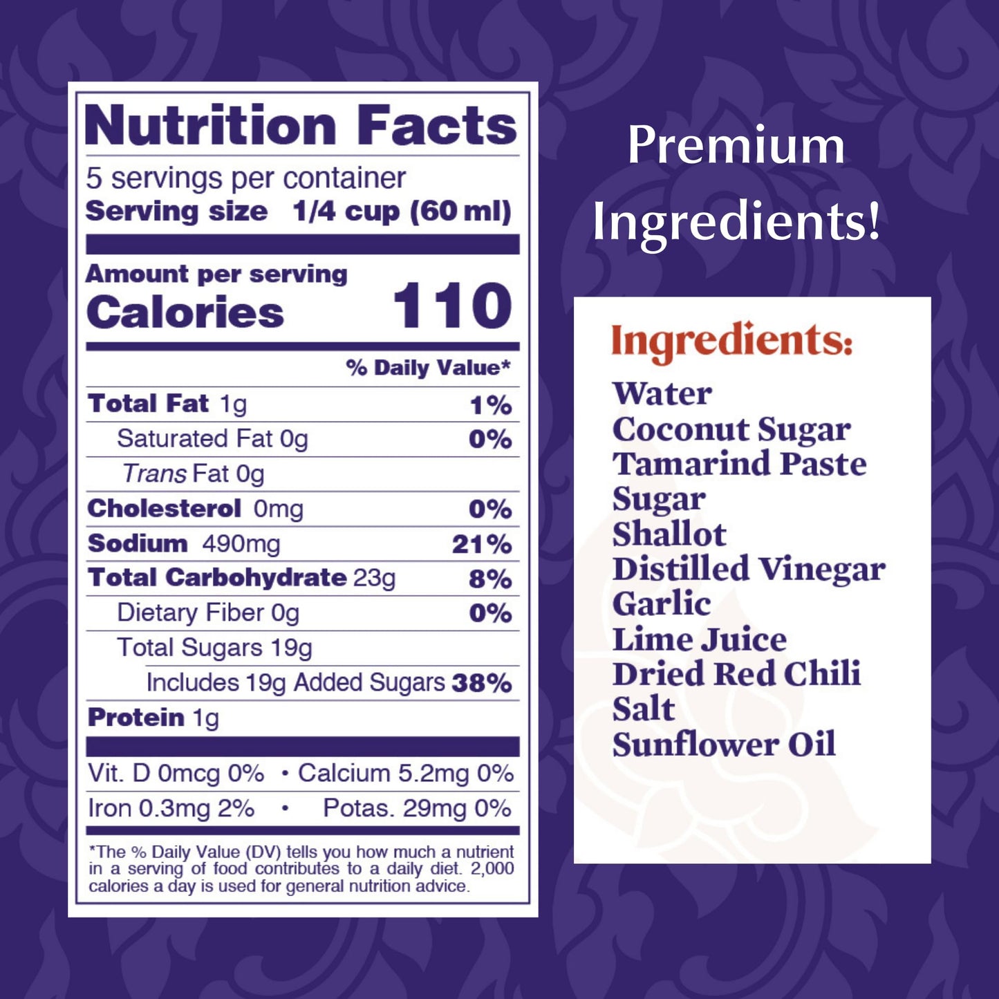 WATCHAREES Pad Thai Sauce, Vegan & Non-GMO, Authentic Thai Recipe, 12.8 oz (Pack of 2)