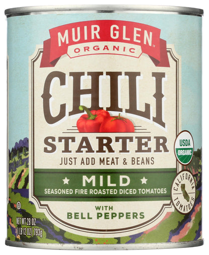 MUIR GLEN Organic Mild Chili Starter with Bell Peppers, 28 OZ