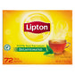 Lipton Decaffeinated Black Enveloped Tea Bags, 72 Count (Pack Of 6)