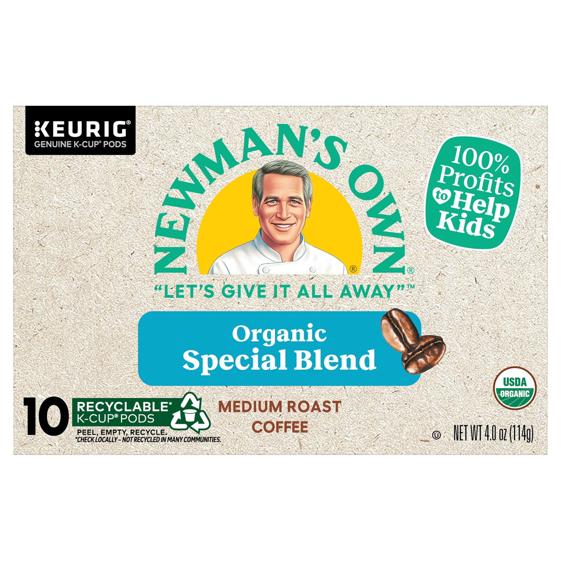 Newmans Own  Special Blend Extra Bold Medium Roast Coffee  4 Ounce
