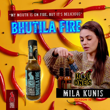 Chile Lengua de Fuego Spicy Trio Hot Sauce Variety Pack - Bhutila Fire, Turmeric  , Chicho-Ghost - 3-Pack Gift Set