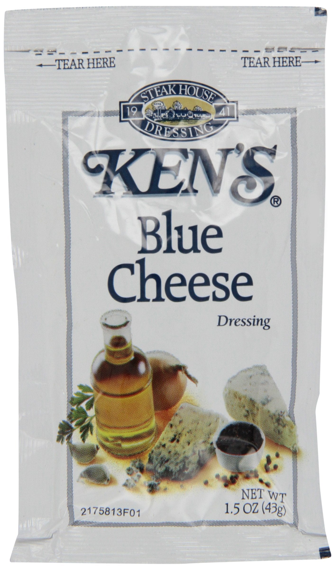 Ken's Dressing, Blue Cheese, 1.5 Ounce, 60 Count