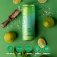 Fieldwork Adaptogen Sparkling Drink, Nootropics, Lime + Salt, 12 Fl Oz, Pack of 4 Cans