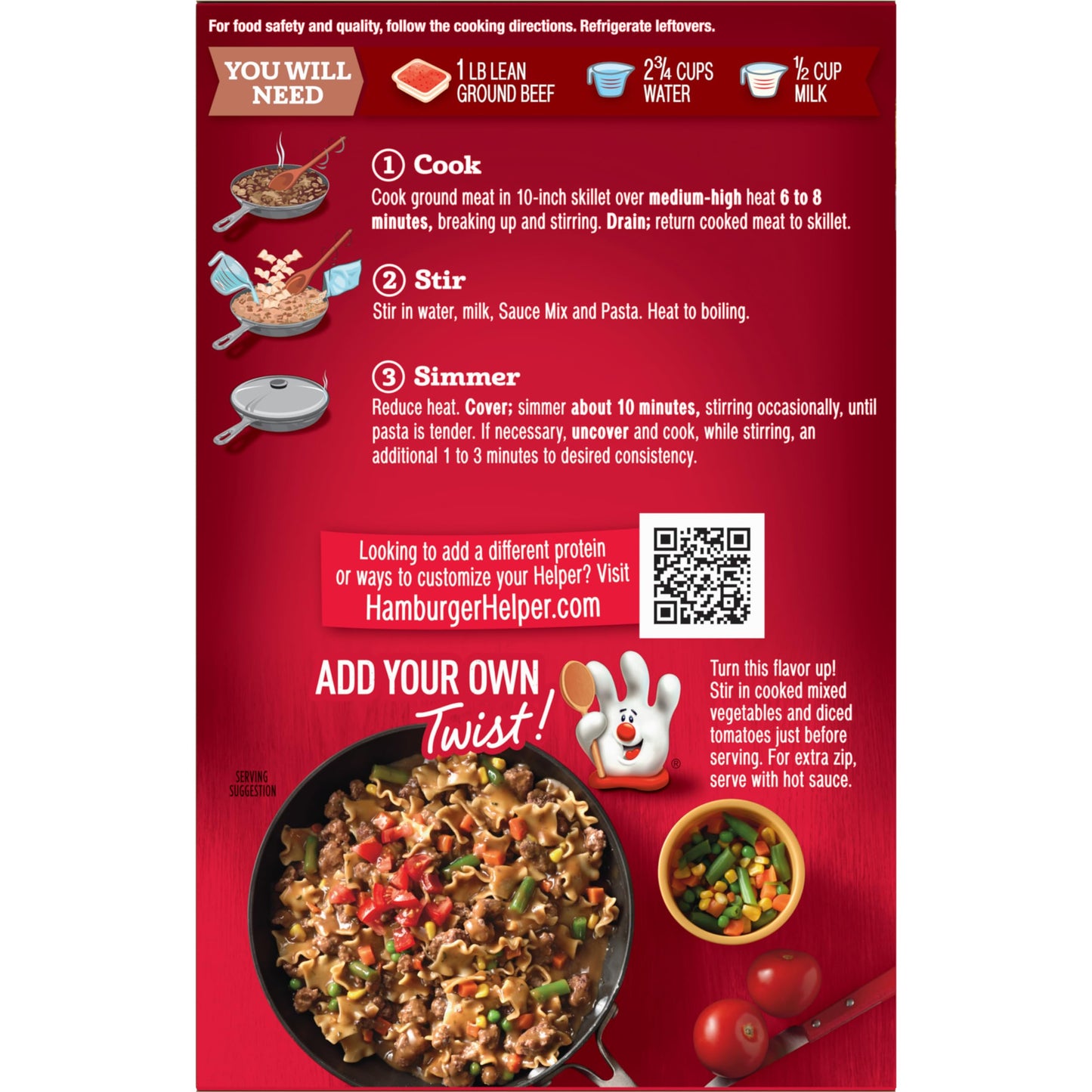 Betty Crocker Salisbury Hamburger Helper 6.2Oz (2 Pack)