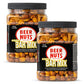 BEER NUTS Original Bar Mix, Pretzels & Cheese Stix, 12oz Resealable Jar, Pack of 2