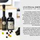 Cucina & Amore Balsamic Vinegar Of Modena | High Density, Authentic Italian Igp, Food Glaze, Reduction, Salad Dressing, Cooking, Baking, 8.5 Fl Oz