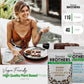 Bearded Brothers Organic Protein Bars, Dark Chocolate And Vanilla (10 Pack) - Plant Based Protein, Gluten Free, Vegan
