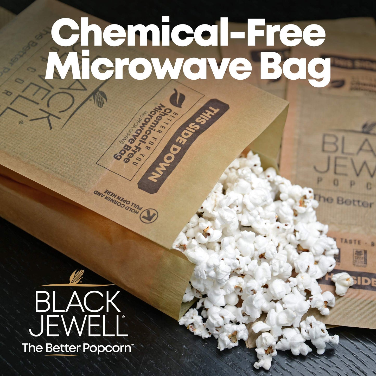 Black Jewell Gourmet Microwave Popcorn, Touch Of Butter, 10.5 Ounces (Pack Of 6)