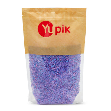 Yupik Cotton Candy Flavored Sprinkles, 2.2 lb (35.2 oz) Pack of 6, Low Sugar, Kosher, Cholesterol-Free, Fat-Free, Perfect for Ba