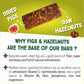 Happy Village Organic Fig & Nut Bar, Original Fig | Only 2 Ingredients, Gluten Free, No Added Sugar, Kosher, Non-Gmo, Vegan, Good Source Of Fiber | Organic Healthy Snack Bars (16 Bars, 1.4 Oz Each)