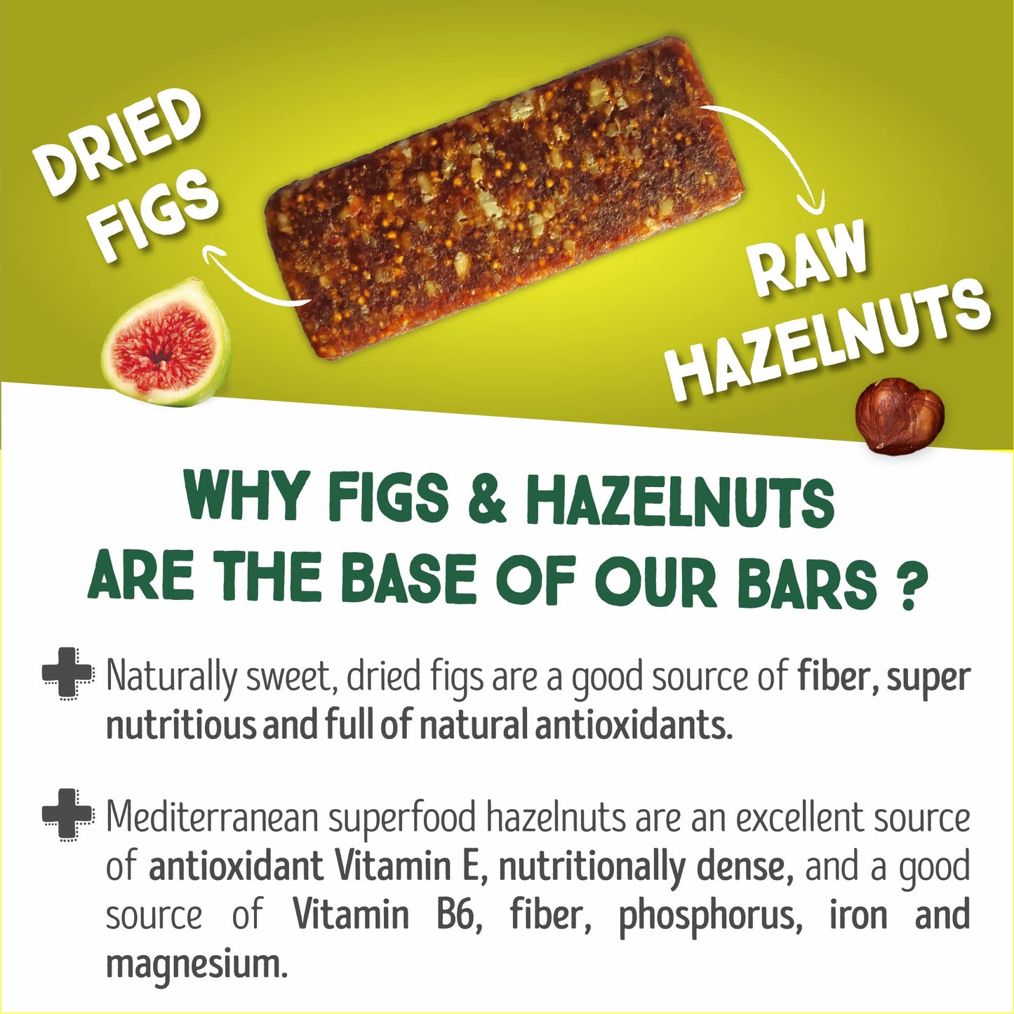 Happy Village Organic Fig & Nut Bar, Original Fig | Only 2 Ingredients, Gluten Free, No Added Sugar, Kosher, Non-Gmo, Vegan, Good Source Of Fiber | Organic Healthy Snack Bars (16 Bars, 1.4 Oz Each)