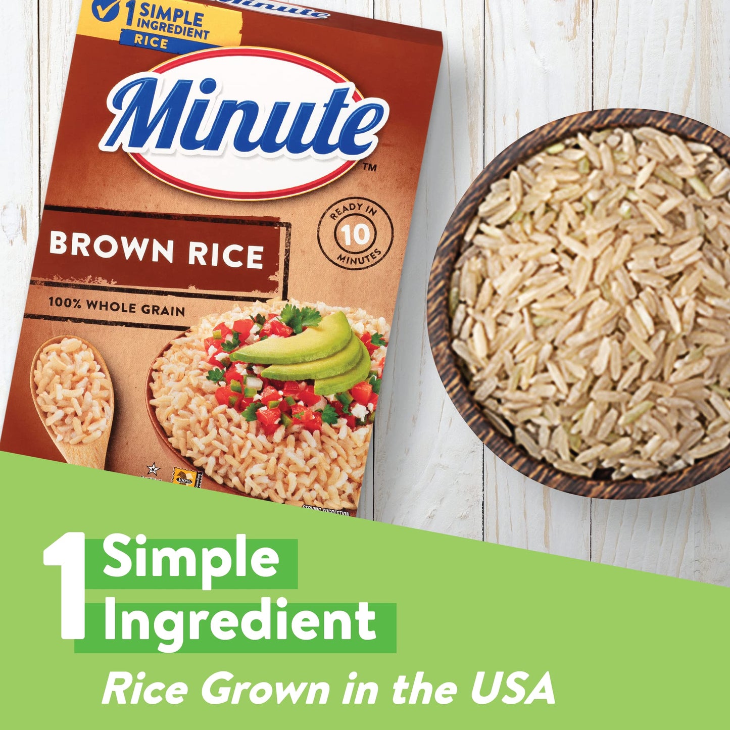 Minute Instant Brown Rice, Quick Meals, 28-Ounce Box, Model 14894