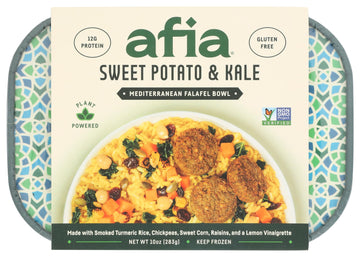 Afia Sweet Potato & Kale Mediterranean Falafel Bowl, 10 Oz