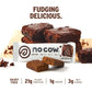 No Cow High Protein Bars, Chocolate Fudge Brownie - Healthy Snacks, 20g Vegan Protein, High Fiber, Low Sugar, Keto Friendly, Dai