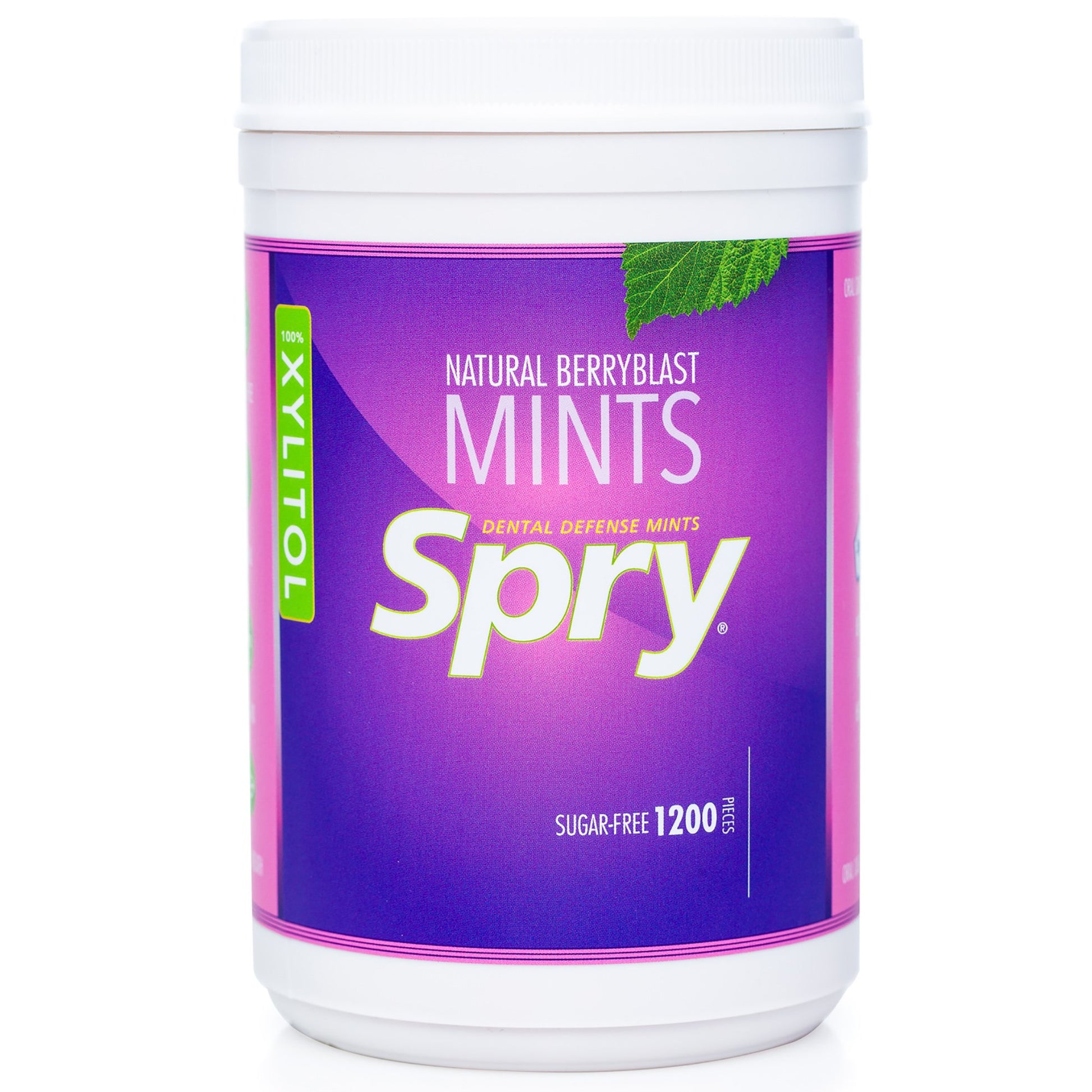 Spry Xylitol Berry Blast Mints Sugar Free Candy - Breath Mints That Promote Oral Health, Dry Mouth Mints That Increase Saliva Pr