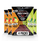 Jack Link s DUOs Jalapeo and Mango Beef Jerky  Shareable Under 100 Calories Snack Packs with 9g of Protein  Bulk Pack of Individual Bags of Meat Snacks - 3.25oz (4 Count)