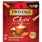 Twinings New Chai Black Tea Individually Wrapped Bags, 50 Count (Pack Of 6), Sweet, Savoury Spices, Caffeinated, Enjoy Hot Or Ic