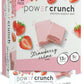 Power Crunch Protein Wafer Bars, High Protein Snacks With Delicious Taste, Strawberry Crme, 1.4 Ounce (12 Count)