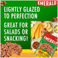 Emerald Nuts, Honey Glazed Almonds, 5.5 Oz, Resealable Bag (Pack Of 2)