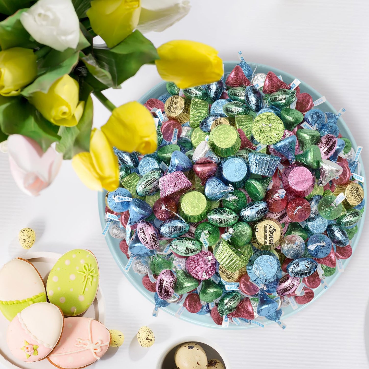 Bulk Easter Chocolate Candy Variety Pack 3 Pound - 220 Pieces Individually Wrapped Bulk Assorted Candy For Egg Fillers, Easter B