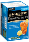Bigelow Unsweetened Iced Black Tea With Lemon K Cups Pods, 10 Count (Pack Of 6), 60 K Cup Pods Total
