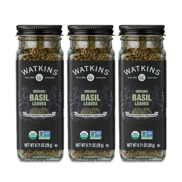 Watkins Organic Basil, 0.71 Ounce, 3 Count