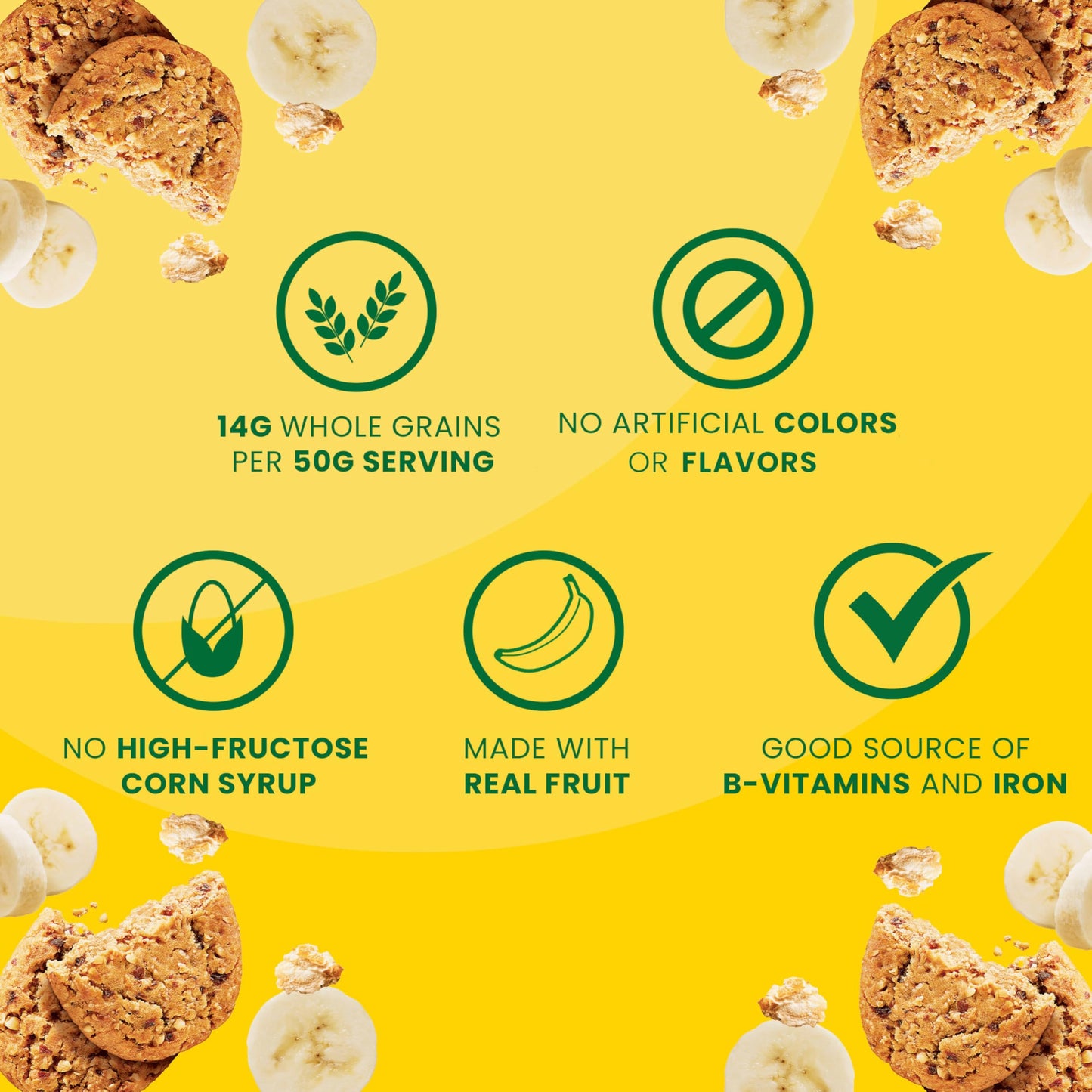 belVita Soft Baked Breakfast Bars, Banana Bread, 6 Boxes of 5 Packs (1 Biscuit Per Pack)