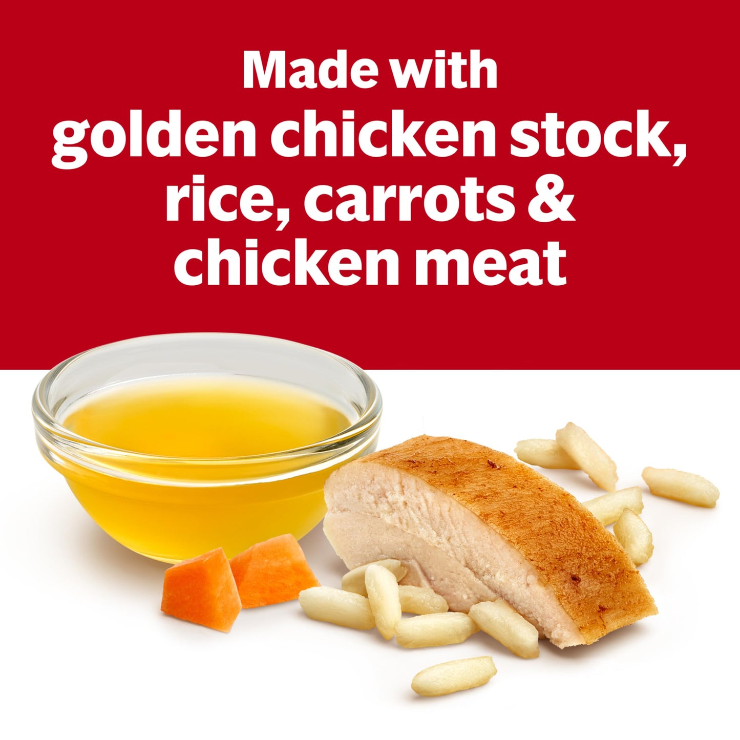 Campbells Condensed 25% Less Sodium Chicken and Rice Soup, 10.5 oz Can (Case of 12)