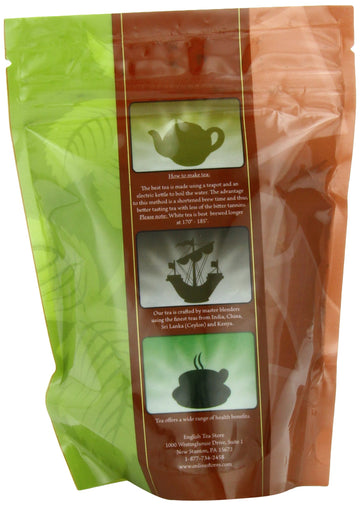 English Tea Store Loose Leaf, Sencha Japanese Green Tea Pouches - 4Oz, 4 Ounce