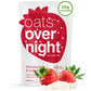Oats Overnight Strawberries & Cream Breakfast Shake - 20g Protein, High Fiber, Gluten Free, 2.7 oz (Pack of 8)