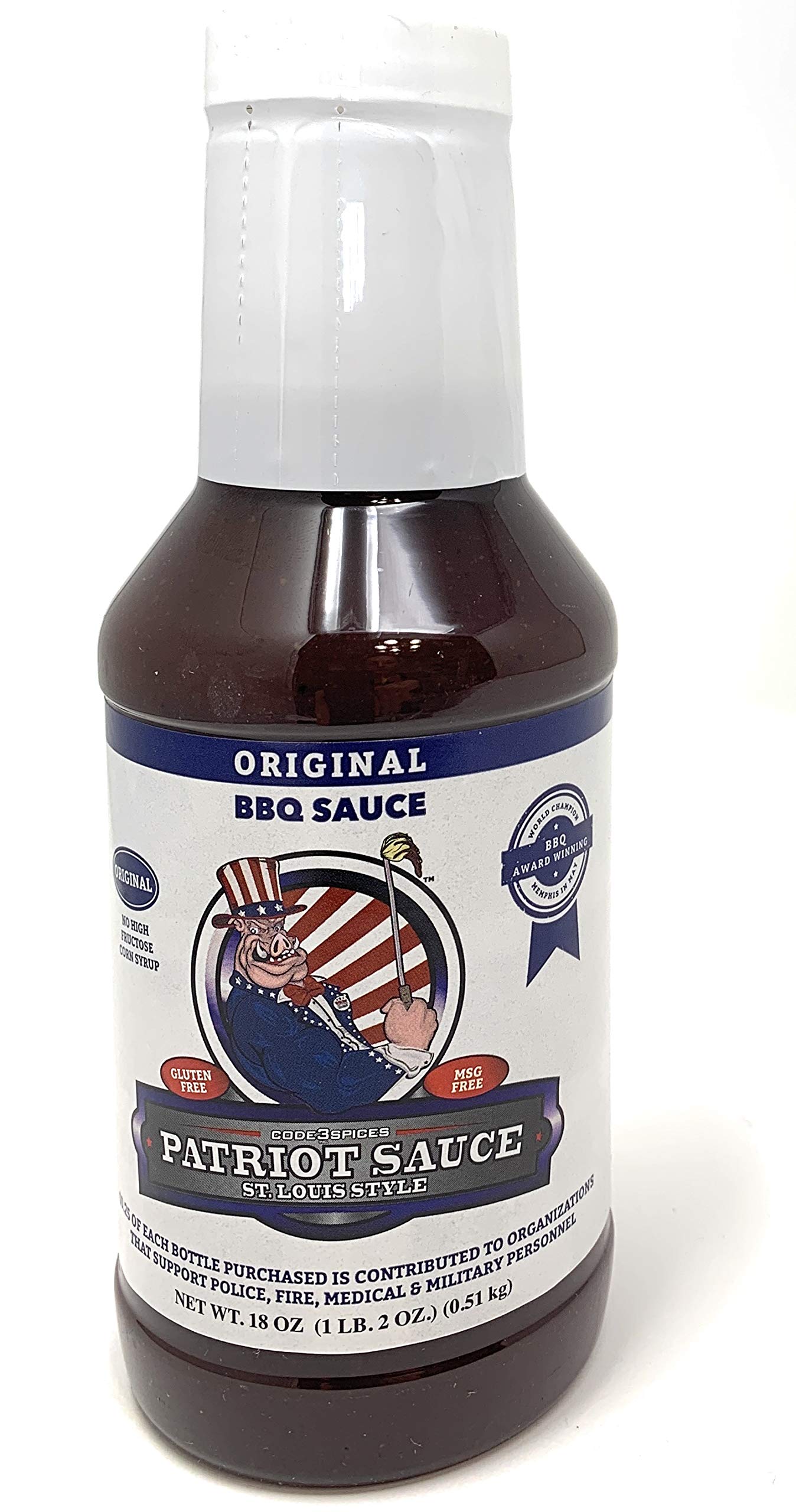 Bbq Sauce Ptrt Org 18Oz (Pack Of 1)