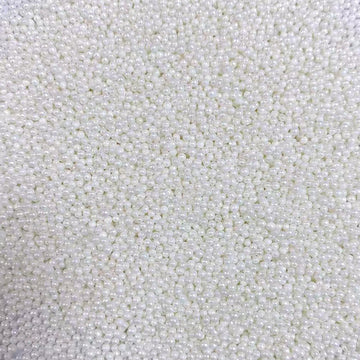 Philaeec White Nonpareils Sprinkle 2Mm Mini Peals Sprinkle Edible For Cake Decoration Cupcake Topper Cookie Baking Decorations H