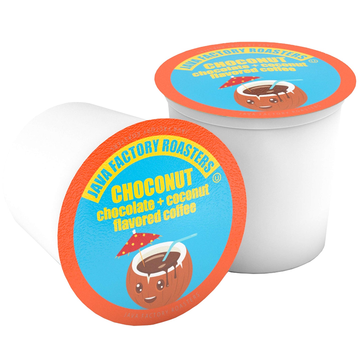 Java Factory Coffee Pods for Keurig - Choconut Flavor, 40 Count, Model JFR CNUT40