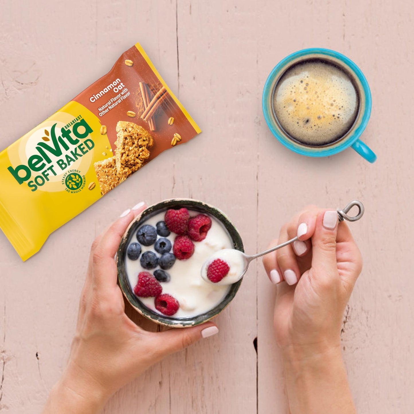 Belvita Soft Baked Cinnamon Oat Breakfast Biscuits, Chewy Breakfast Bars, 6 Boxes Of 5 Packs (1 Biscuit Per Pack)