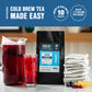 Tiesta Tea Blueberry Wild Child Cold Brew Herbal Tea, Non-Caffeinated, 2qt Pitcher Packs, 10 Pack