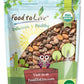 Food to Live Organic Cacao Beans, 8 Ounces - Non-GMO, Keto, Vegan, Dry, Bulk, Rich in Dietary Fiber, Copper, Manganese, Magnesiu