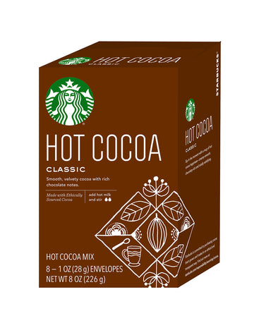 Starbucks Hot Cocoa Mix, Classic, 8 Count (Pack of 6)